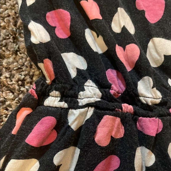 Jumping Beans Black Dress with Heart Pattern - Picture 3 of 6